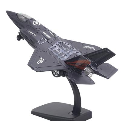 1/72 Scale F35 Jet Aircraft Alloy Model Simulation Fighter Attack Military Model Airplane Model Toys with Display Stand