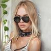 New Pilot Sunglasses For Women Men With Uv400 Antiglare Square Frame For Outdoor Travel