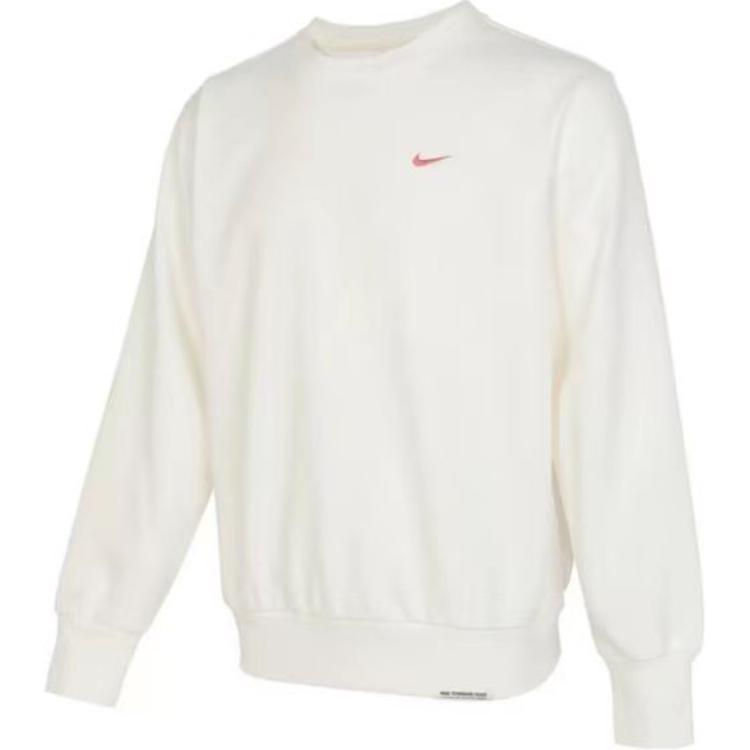 Nike Casual Cute Pet Logo Embroidered Sports Warm Crew Neck Long Sleeve Sweatshirt Men Sweatshirt White HF1115-100(TEAM702-BAYBAY-DOG)
