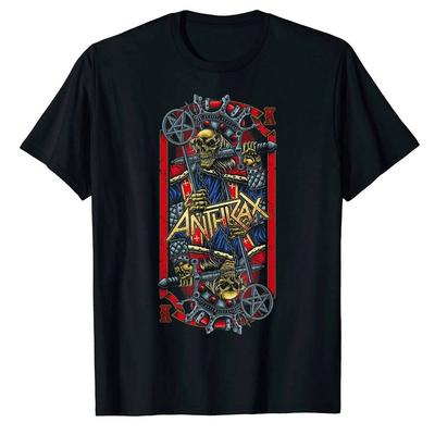 Anthrax Evil King Slim Fit T-shirt Medium Black Unisex T-Shirt