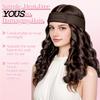 Women Hair Curler No Heat Curling Rod Headband, Fo Long Thick Hair, Headband Curls Roller with Eight Claws, DIY Styling Tool for Portable Accessory