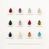 Teardrop Zircon December Birthstone Necklace