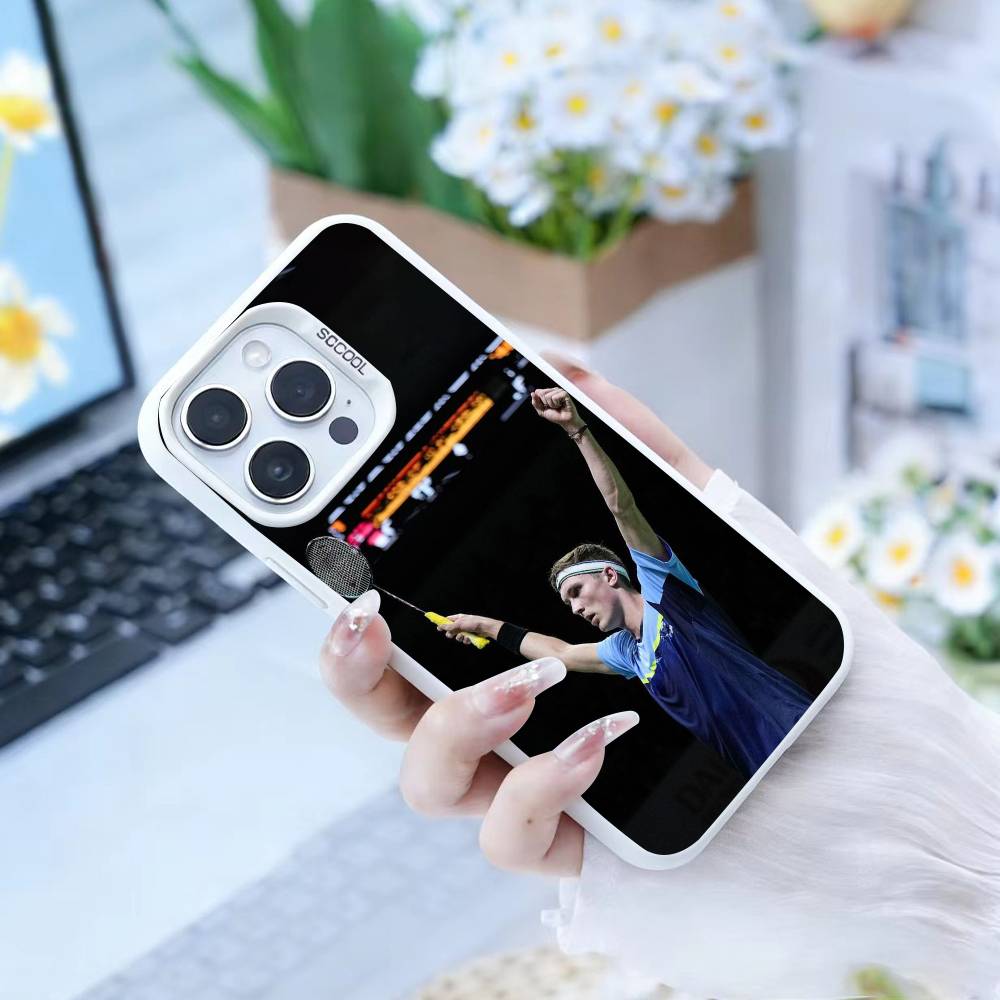 

Badmintonstar Phone Case For iPhone17, 16,15,14,13,12 Pro Max white Candy Matte Shockproof Cover iPhone16pro
