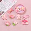 Handmade Resin Pig Hair Clip and Clog Decoration Set