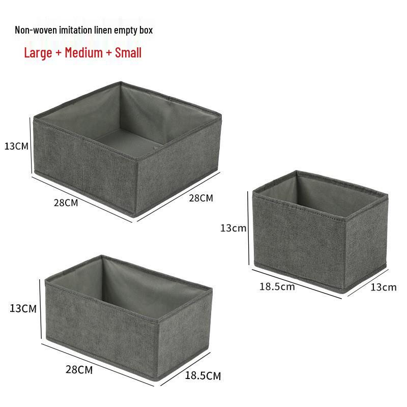Foldable Non-woven Fabric Underwear Drawer Organizer 