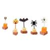 Halloween Theme Food Toothpicks Food Forks Fruit Fork Food Pick Plastic Material
