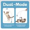 80cm Long Flexible Electric Butterfly Cat Wand, Auto Rotating Cat Teaser Toy, Boredom Relief Interactive Cat Play Toy