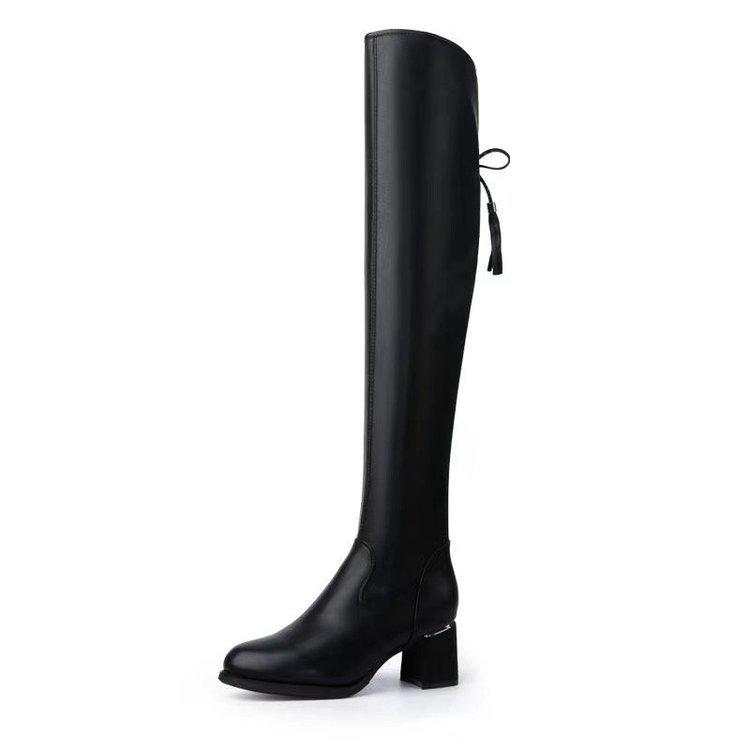 Autumn and Winter Fashion High Heels Over Knee Boots Elasticity Long Boots