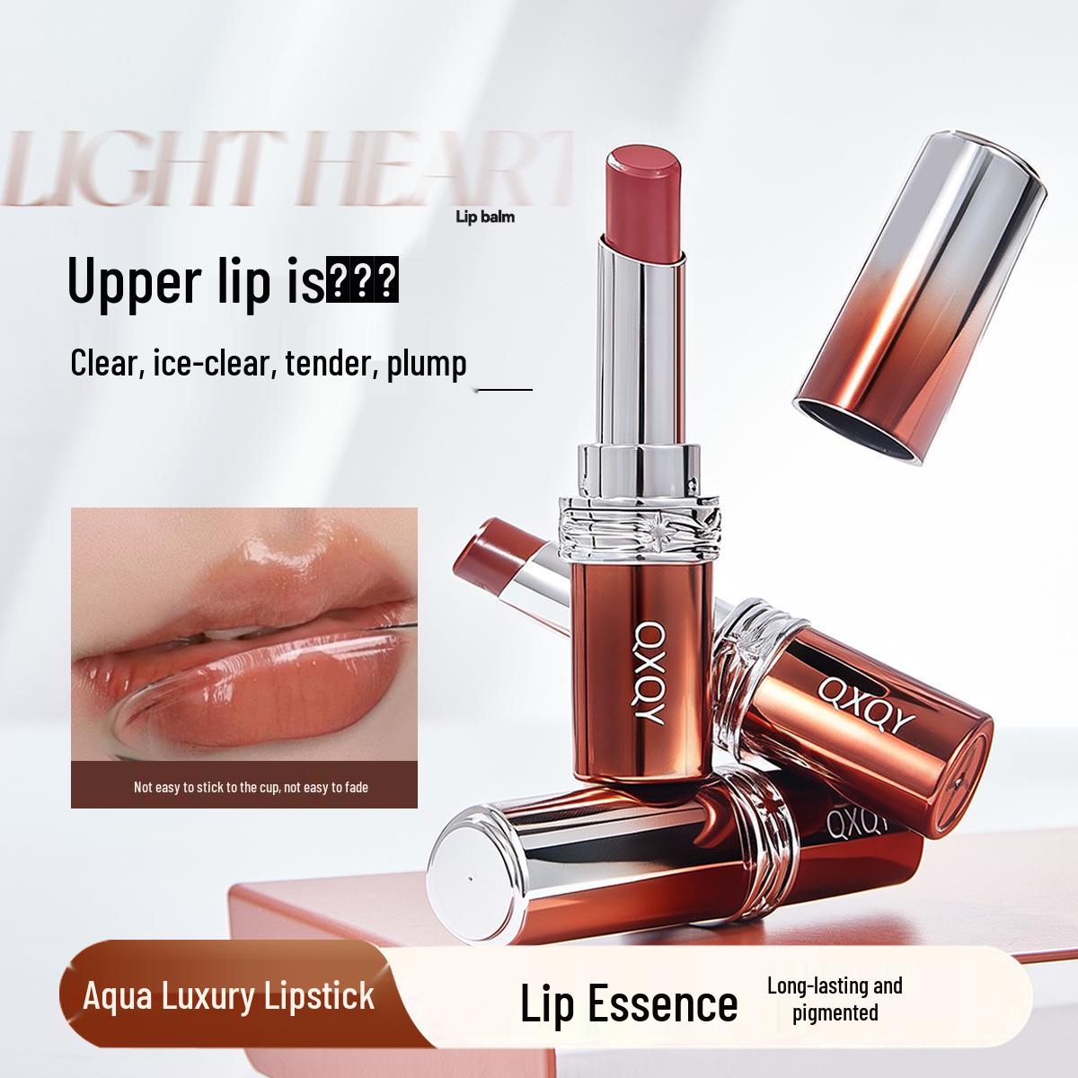 QXQY Стойкий бархатно-матовый блеск для губ - Несмываемая, увеличивающая объем формула для пышных губ 106# Aura Nude