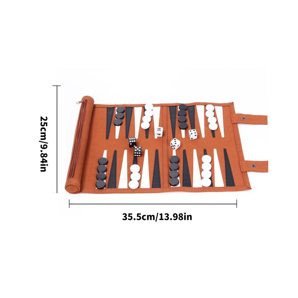 Portable Travel Board Game Backgammon Board Game Portable Backgammon Set Folding Portable Chess Board Enduring