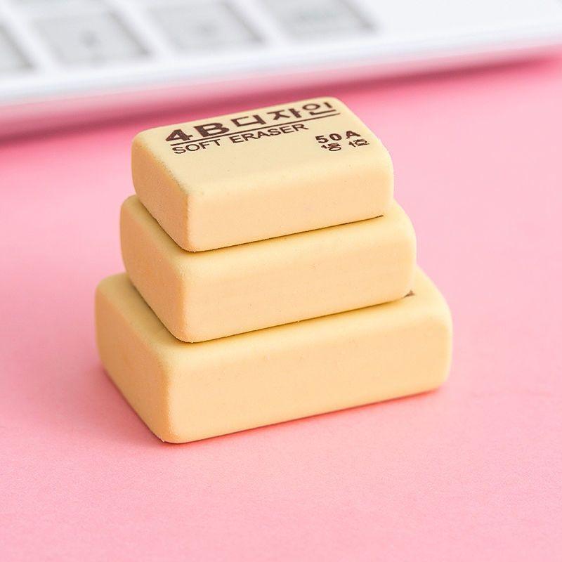 3/5/10PCS Rubber Student Exam Painting Art 4B Rubber Is Soft Easy to Wipe Clean and Traceless Eraser Stationery Supplies