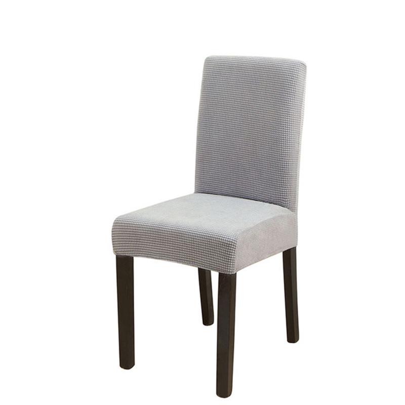 Elastic One-Piece Chair Cover for Home and Hotel Dining Chairs