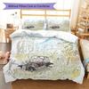 Le Petit Nicolas Set Biancheria da Letto Trapunta Copripiumino Federa Decorazione per la Casa Regalo di Compleanno (1 * copripiumino + 2 * federa, senza nucleo)