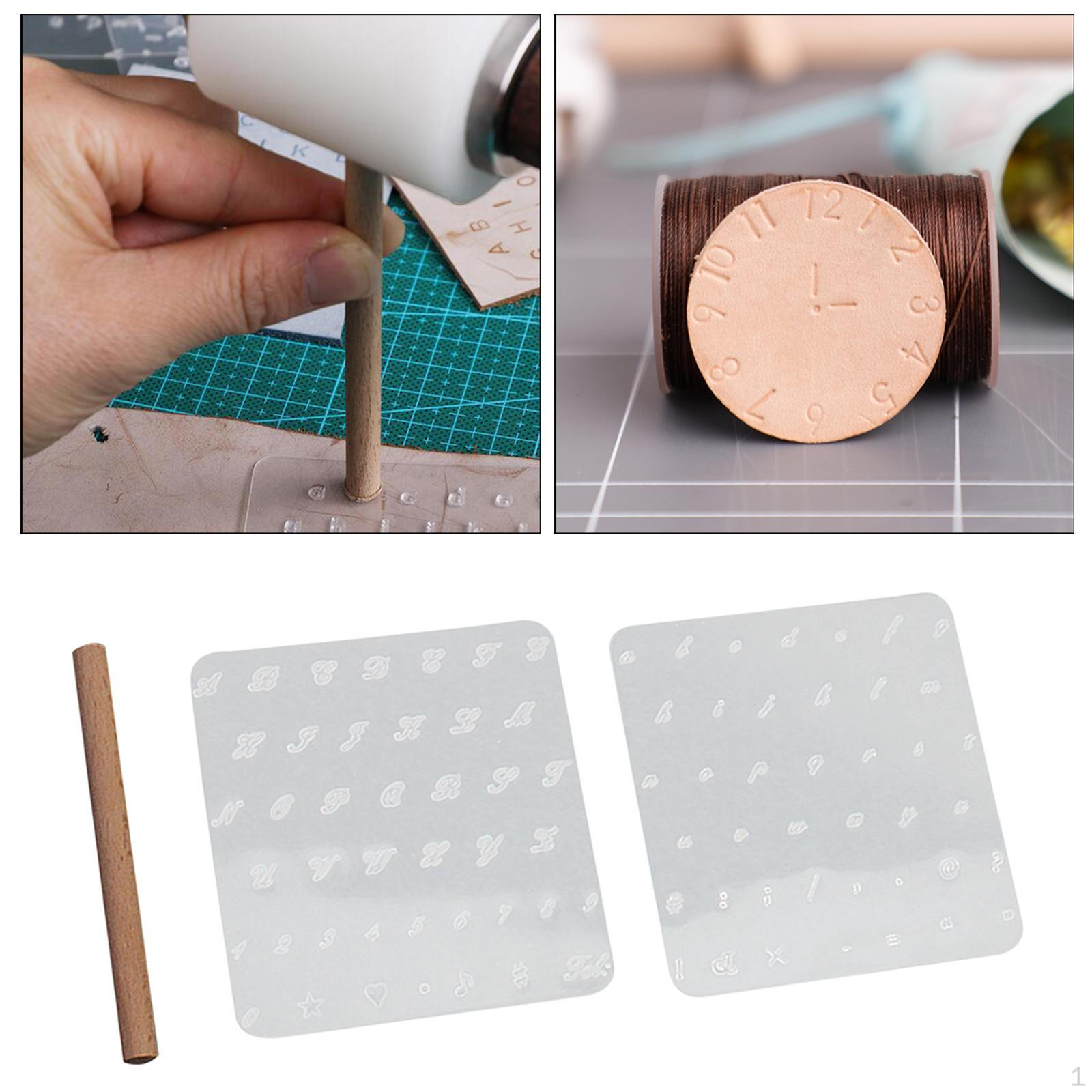 

Alphanumeric Leather, Alphabet, Symbols, Numbers, Letters, Printing Tools. Manual Character Font 4