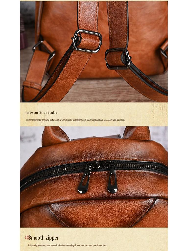 Retro Chinesischer Stil Geprägter Lässiger Reise-Rucksack mit großem Fassungsvermögen für Damen