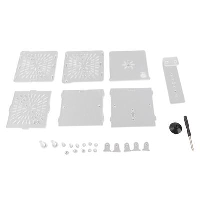 Akrylová Průhledná Nádrž na Ryby Chovný Izolační Box Akvarijní Líheň Inkubátor Držák