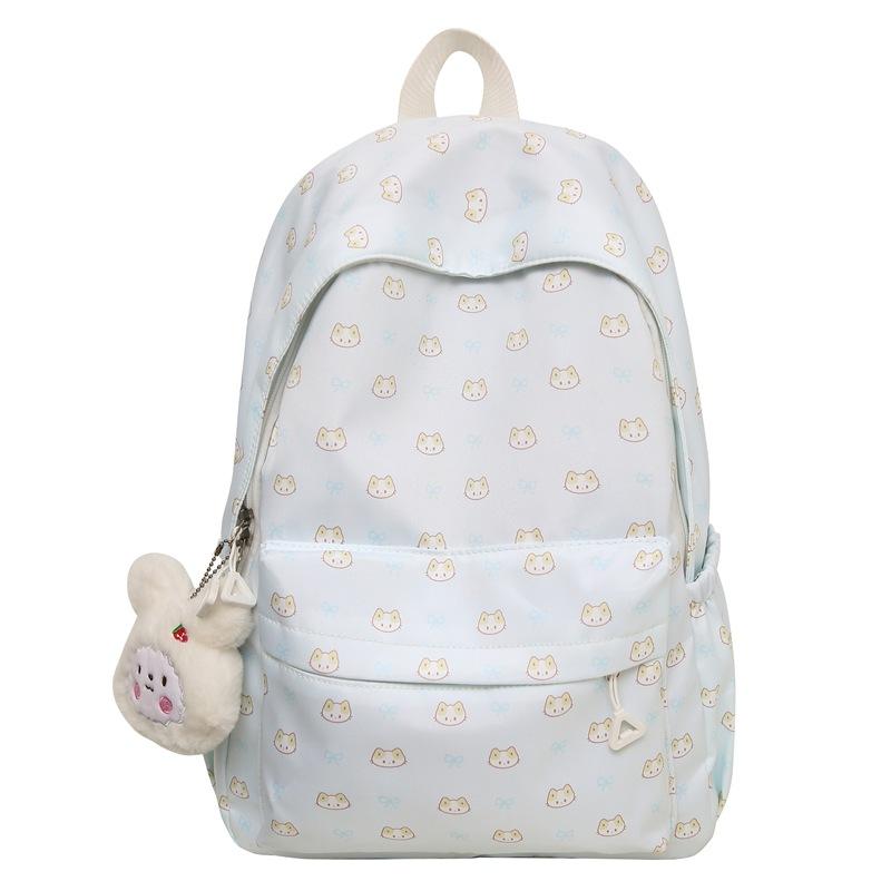 New Cute Puppy Girl Ins Wind Bag Girl Junior High School Student Backpack High School Student Large Capacity Backpack.