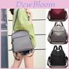 Women's Simple Style Wear Resistant Oxford Cloth Backpack With Soft Material