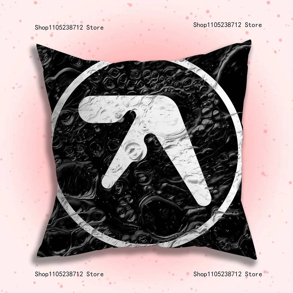 DJ A-Aphex T-Twin Kissenbezüge Cartoon Sofa Dekoratives Zuhause Beidseitig bedruckt Kurzer Plüsch Niedlicher Kissenbezug