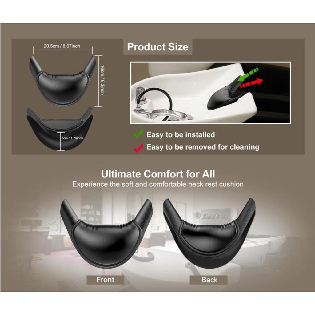 Washing Sink Neck Rest Pillow Hair Head Cushion Professional Comfortable Wash Beauty Basin Support Pad for Barber Salon