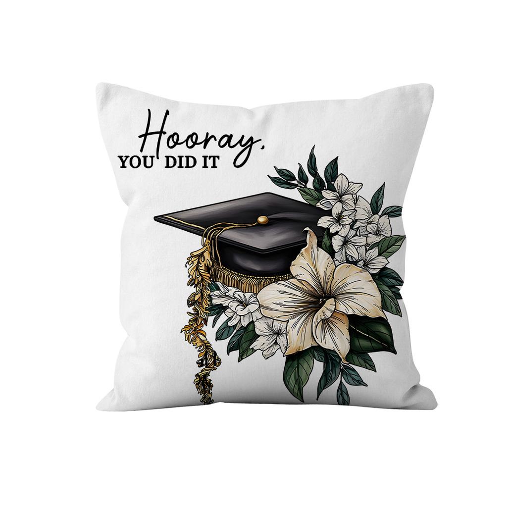 New Graduation Season Series Pillow Covers for Starting Graduation Gifts Home Sofa Decoration Pillow Cushion Cover
