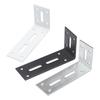 New Stainless Steel/Iron Corner Brackets Wall Mounted Space Saving Fixing Bracket Durable Useful Shelf Bracket Hardware