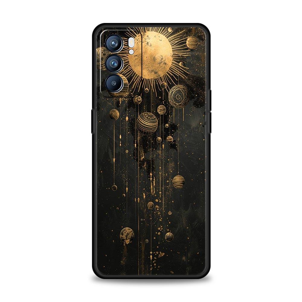 Fashion Starry Sky Stars Phone Case For Oppo Reno 13 12 11 10 7 F Find X5 X6 A98 A80 A79 A78 A57 A54 A31 A17 Pro Soft TPU Cover