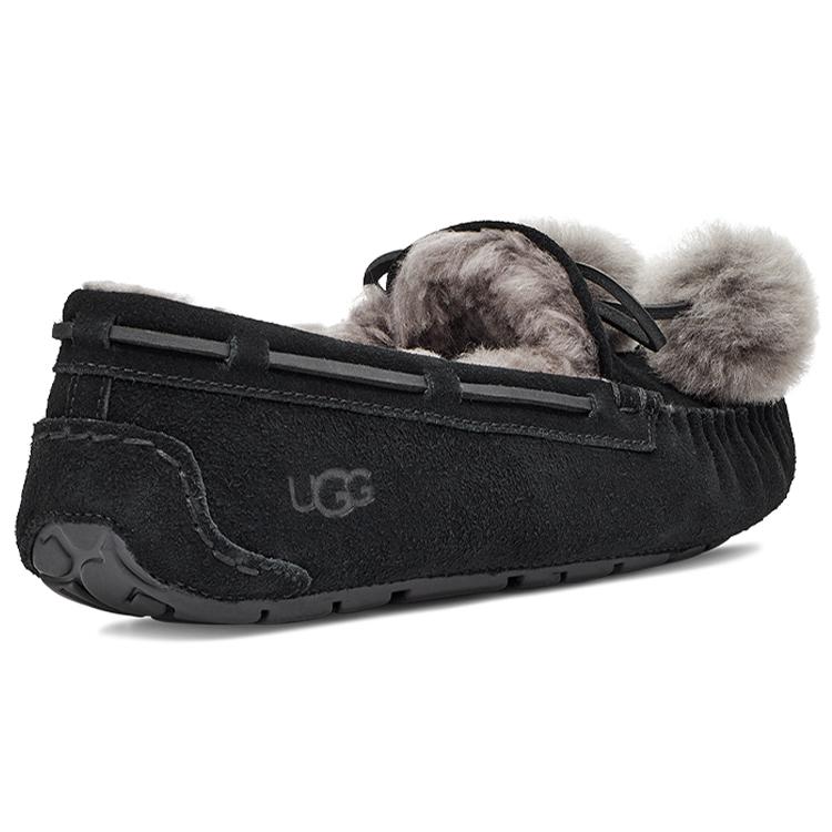 UGG Dakota Bow Pom 'Black' Women's 1124030-BLK