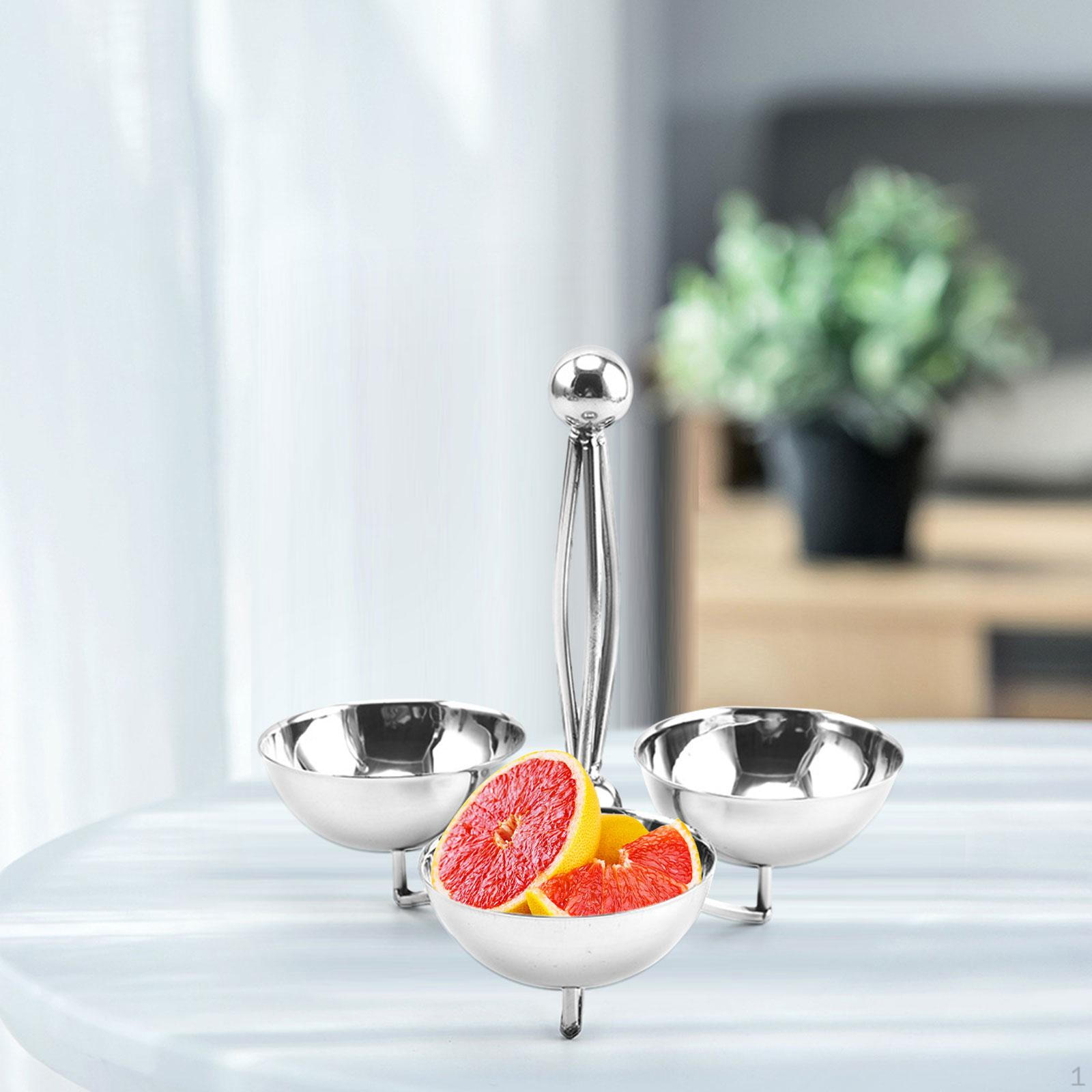 

Сервировочная миска для приправ, набор мисок, гарнир, приправы, чипсы, нержавеющая сталь 3 B