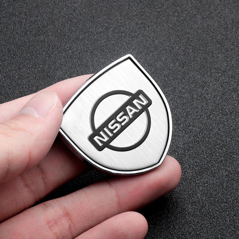 Wskpa9 3D Metall Karosserie Kofferraum Dekoration Abzeichen Aufkleber Auto Zubehör Für Nissan Nismo X-Trail 1 2 Qashqai Teana Skyline Altima Note GTR