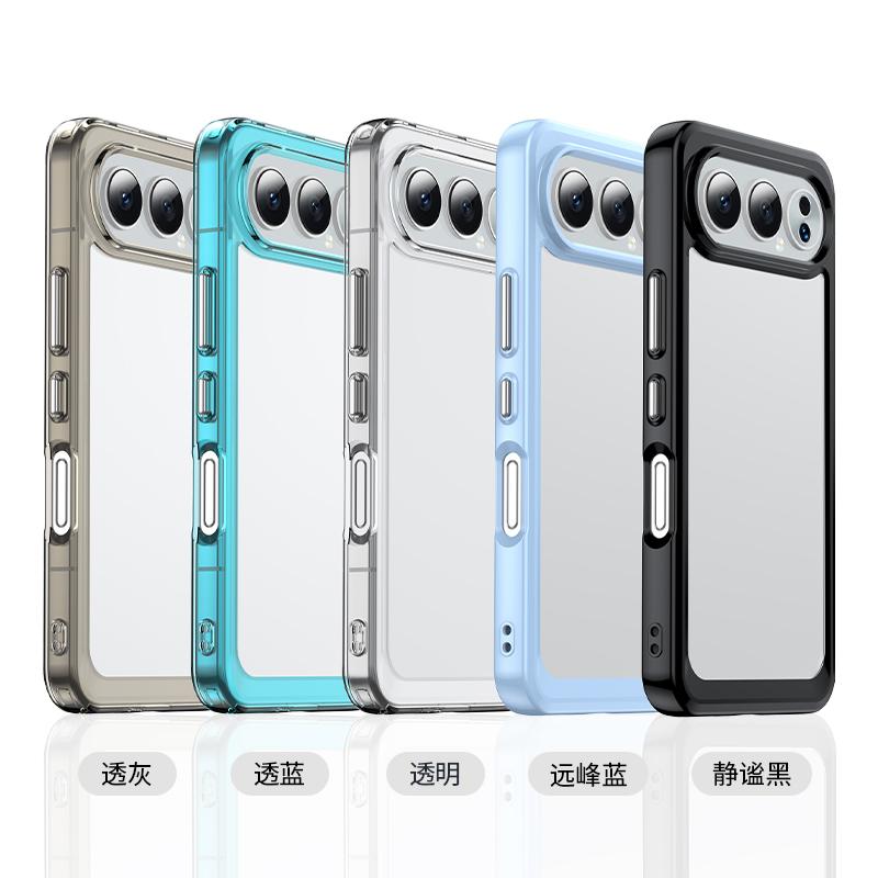 For Honor 500 Clear Case Honor 500 Pro Cover Coque Funda Hard Translucent Soft Edge Shockproof Phone Bumper Honor 500