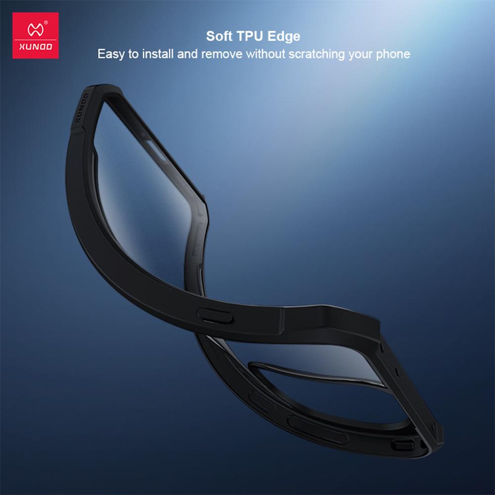 XUNDD Für OnePlus 15R 15 R Hülle Transparente Hülle Airbag Stoßfest Schutzhüllen Luxuriöse Rückabdeckung Mit Drehbarer Magnetischer Halterung Ständer