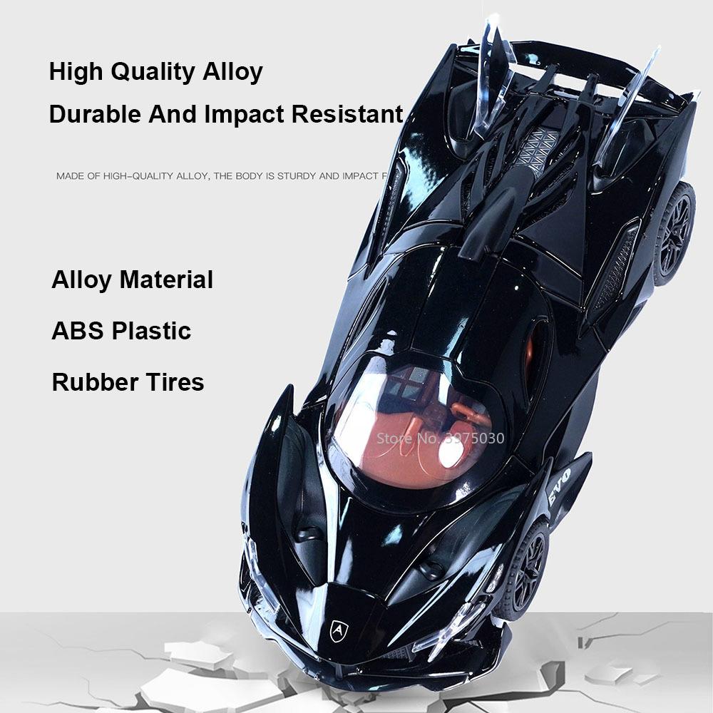 1/32 Apollo EVO Scale Alloy Sport Car Model Diecasts Vehicle Model with Light Sound Pull Back Car Toys for Child Birthday Gifts