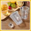 ZISIZ Thickened Disposable Plastic Cups
