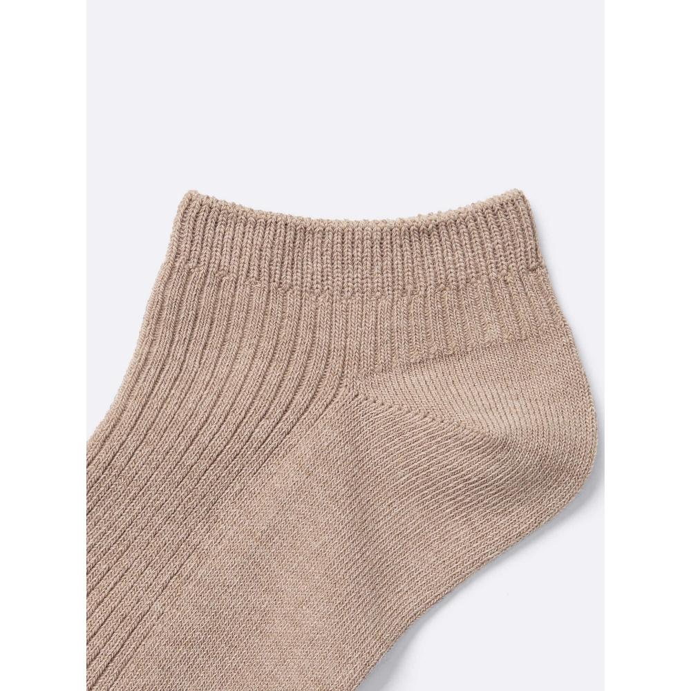 Gu Rib Color Short Socks 3p