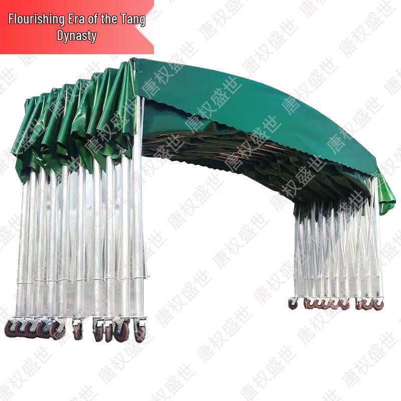 Large Retractable Outdoor Canopy with Steel Frame