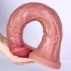 14.56 Inch Realistic Silicone Dildo Extra Long Soft Skin Feel Vein Texture Strong Suction Cup Body Safe Liquid Silicone Adult Toy