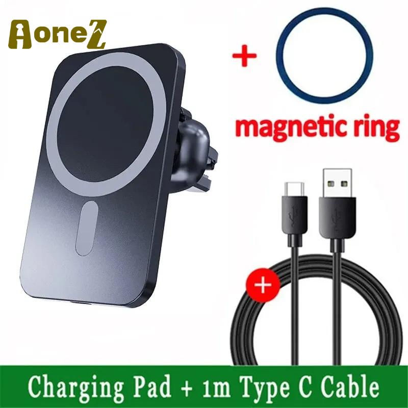 Air Vent Phone Mount Magnetic Car Charger 30W Wireless For iPhone 17 16 15 Pro Max Samsung Xiaomi Fast Charging MagSafe Holder