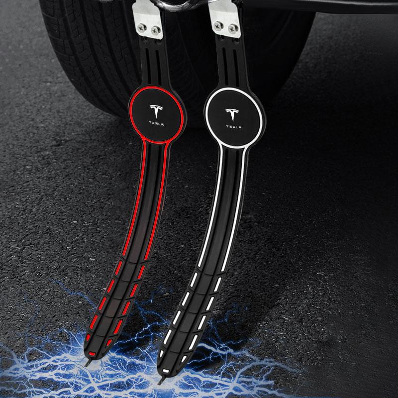 1Pcs Car Anti-static Belt Grounding Car Safety Driving Tools For Tesla Model 3 Model S Model X Model Y Roadster Performance Decor