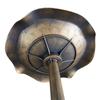 71cm Bird Bath for Garden. Standing Pedestal Birdbath with Lotus Leaf Basin. Vintage Decorative Bird Bath Bowl for Outdoor. Bronze Tone