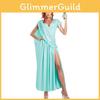Cosplay Women Knitted Statue Of Liberty Outfit For Halloween Stage Performance