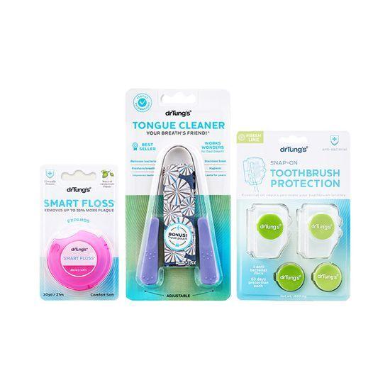 DR TUNG'S Dental Care Special 3-piece Set (Smart Floss + Tongue Cleaner + Toothbrush Sterilizer)