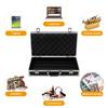 20 Black Aluminum Alloy Tools Box Large Capacity Medicine Storage Toolbox Portable Multi Purpose Tool Container Travel Suitcase