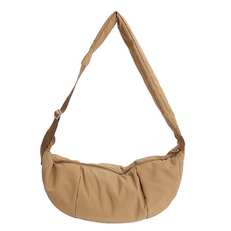 Canvas Duffle Bag For Women With Zipper Closure And Inner Pouch For Daily Use