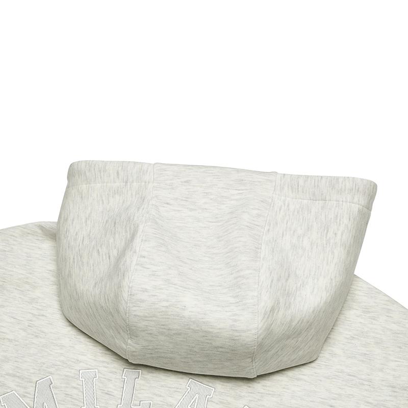 Fila Milano Series Warm Comfortable Knitted Hooded Jacket Women Jackets Light-Khaki Flower-Gray F11W515501FLK