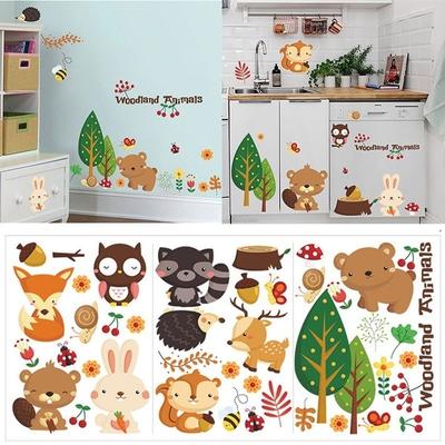 New Removable Animals Vinyl Wall Stickers Mural Home Decor Kids Room Nursery Decal