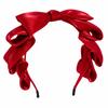Organza Lolita Headband Big Bow Ribbon Headpiece Sweet Cosplay Hair Accessory  Princess Costume