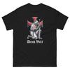 Deus Vult Templerritter Christlicher Krieger Kreuzritterkreuz Vintage Herren T-Shirt