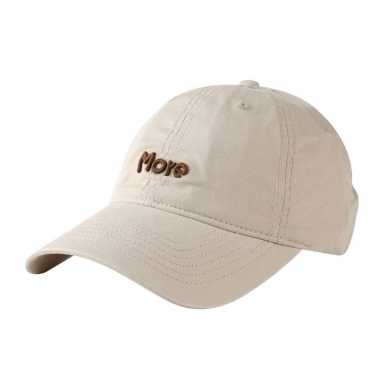 Embroidered baseball cap men's and women's soft top hat spring and summer cap retro couple hat 100% cotton