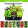 8/12 Pods Hydroponics Growing System Herb Garden Kit Indoor Adjustable Height Automatic Timer 20W LED Grow Lights 4L Water Tank